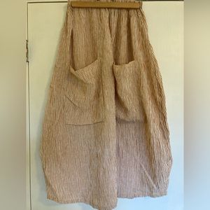 100% linen “Prairie Skirt”